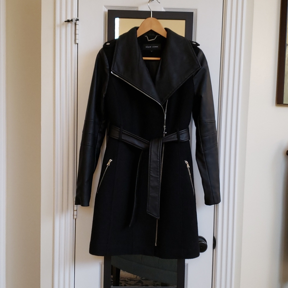 Black Rivet coat